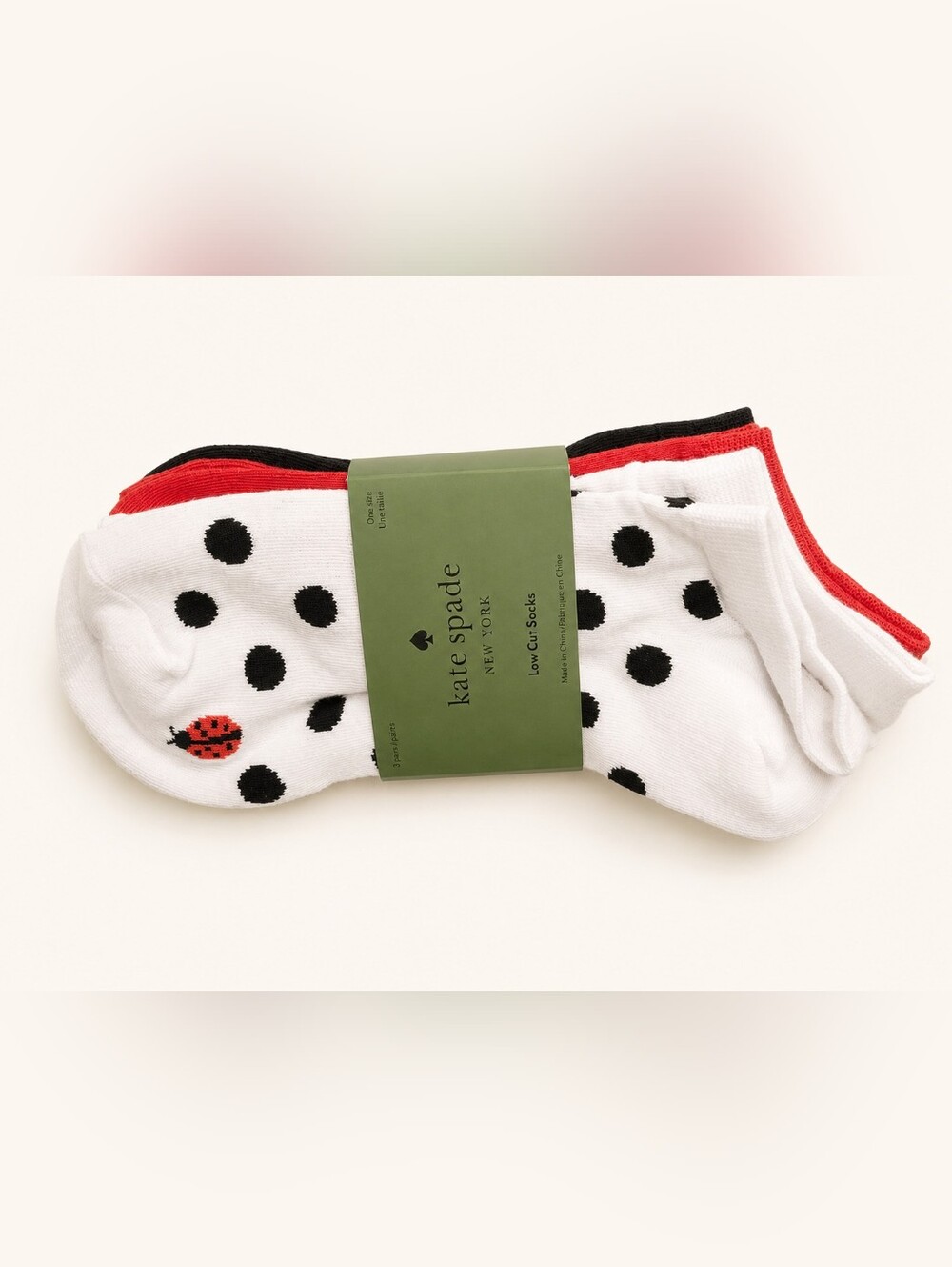 Kate Spade New York Low Cut Socks Set of 3 | NWT